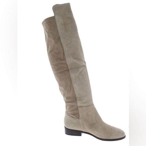 NEW Lucky Brand Suede Calypso Over-The-Knee Boots in Gray size 6.5 - Picture 1 of 13